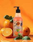 Gel de ducha - ENERGY BOMB con albahaca fresaca y mandarina orgánica